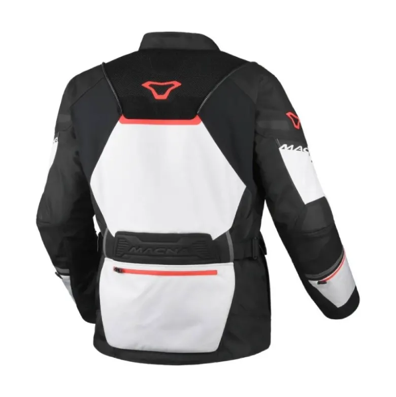 Giacca In Tessuto Macna Air Hybrid 2.0 Grigio Chiaro Nero Rosso