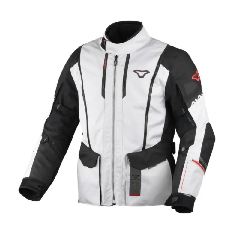 Giacca In Tessuto Macna Air Hybrid 2.0 Grigio Chiaro Nero Rosso
