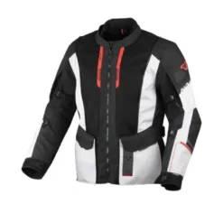 Giacca In Tessuto Macna Air Hybrid 2.0 Grigio Chiaro Nero Rosso
