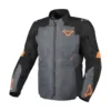 Giacca In Tessuto Macna Notch Nero Arancio