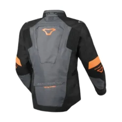 Giacca In Tessuto Macna Notch Nero Arancio