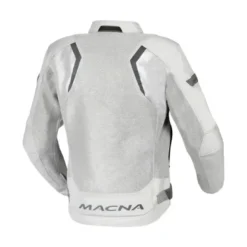 Giacca In Tessuto Macna Velotura Grigio Chiaro