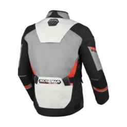 Giacca in Tessuto Macna Zastro Grigio Rosso
