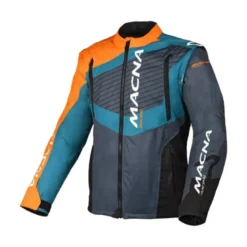 Giacca In Tessuto MX Enduro Macna Crest Arancione Grigio