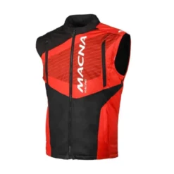 Giacca In Tessuto MX Enduro Macna Crest Nero Rosso