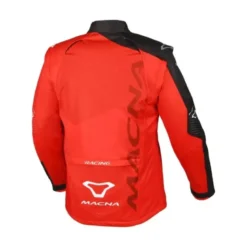Giacca In Tessuto MX Enduro Macna Crest Nero Rosso