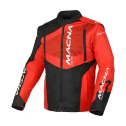 Giacca In Tessuto MX Enduro Macna Crest Nero Rosso
