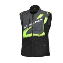 Giacca In Tessuto MX Enduro Macna Landmark Grigio Giallo
