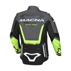 Giacca In Tessuto MX Enduro Macna Landmark Grigio Giallo
