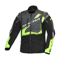Giacca In Tessuto MX Enduro Macna Landmark Grigio Giallo