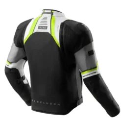 Giacca In Tessuto Rebelhorn Borg II Nero Grigio Giallo Fluo