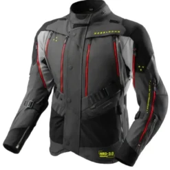 Giacca In Tessuto Rebelhorn Hardy 3.0 Antracite Grigio Giallo Rosso
