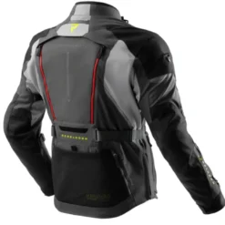 Giacca In Tessuto Rebelhorn Hardy 3.0 Antracite Grigio Giallo Rosso