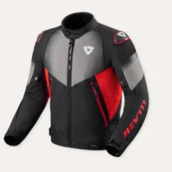 Giacca In Tessuto Revit Control H2O Nero Rosso