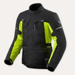 Giacca In Tessuto Revit Outback 5 H2O Nero Giallo Neon