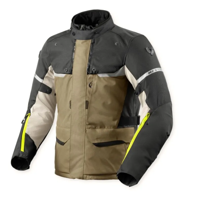 Giacca In Tessuto Revit Outback 4 H2O Verde Antracite