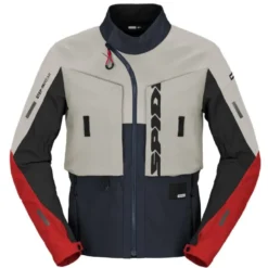 Giacca in Tessuto Spidi Frontier Jacket Blu Ghiaccio Rosso