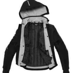 Giacca In Tessuto Spidi Hoodie Armor H2Out Nero