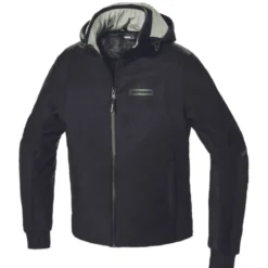 Giacca In Tessuto Spidi Hoodie Armor H2Out Nero
