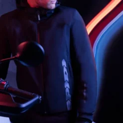 Giacca in Tessuto Spidi Hoodie H2Out 2 Nero Antracite