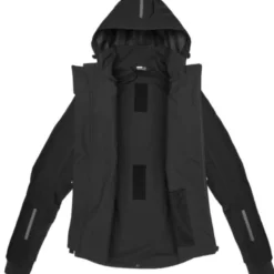 Giacca in Tessuto Spidi Hoodie H2Out 2 Nero Antracite
