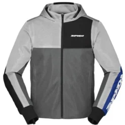 Giacca In Tessuto Spidi Hoodie Net Blu