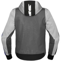 Giacca In Tessuto Spidi Hoodie Net Blu