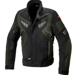 Giacca in Tessuto Spidi H2Out Freerider Verdone Nero