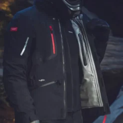 Giacca in Tessuto Spidi H2Out Mission-T Nero
