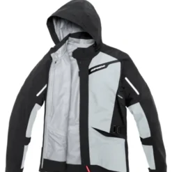 Giacca in Tessuto Spidi  H2Out Mission-T Shield Nero Ghiaccio