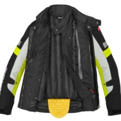 Giacca in Tessuto Spidi H2Out Outlander Giallo Fluo