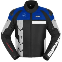 Giacca in Tessuto Spidi Progressive Net Windout Bianco Azzurro