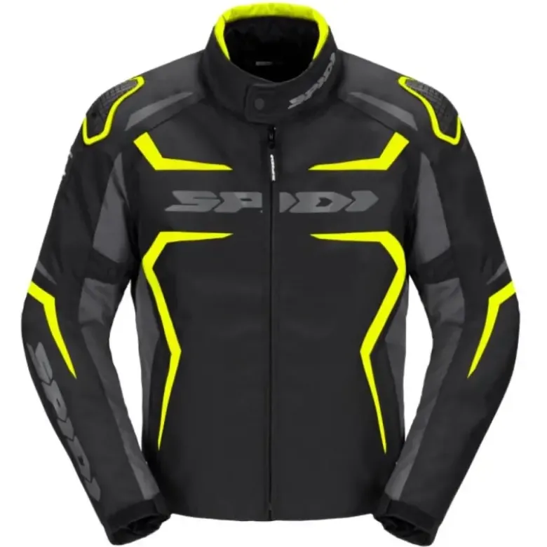 Giacca in Tessuto Spidi Race-Evo H2Out Giallo Fluo
