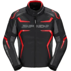 Giacca in Tessuto Spidi Race-Evo H2Out Nero Rosso
