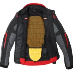 Giacca in Tessuto Spidi Race-Evo H2Out Nero Rosso