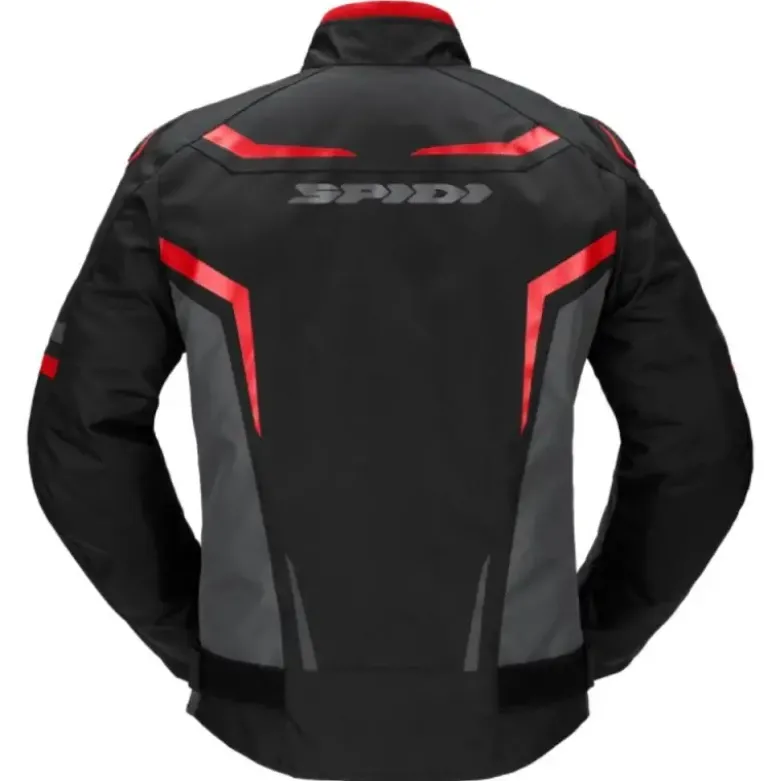 Giacca in Tessuto Spidi Race-Evo H2Out Nero Rosso