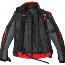 Giacca in Tessuto Spidi Race-Evo H2Out Nero Rosso