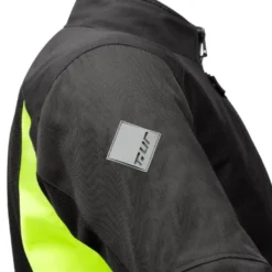 Giacca In Tessuto T.ur Siena Nero Giallo Fluo