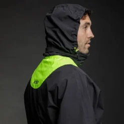 Giacca Unisex Antipioggia Ls2 X-Rain Nero H-V Giallo