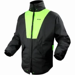 Giacca Unisex Antipioggia Ls2 X-Rain Nero H-V Giallo