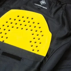 Gilet Moto In Tessuto Flowmotion Giallo