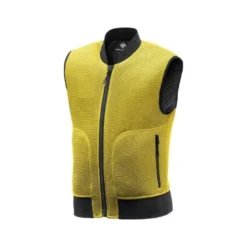 Gilet Moto In Tessuto Flowmotion Giallo
