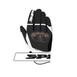 Guanti Donna In Pelle Spidi Power Carbon Lady Nero Bianco