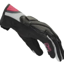 Guanti Donna In Pelle Spidi S-4 Lady Nero Fucsia