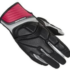 Guanti Donna In Pelle Spidi S-4 Lady Nero Fucsia