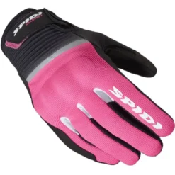 Guanti Donna In Tessuto Flash CE Lady Nero Fucsia
