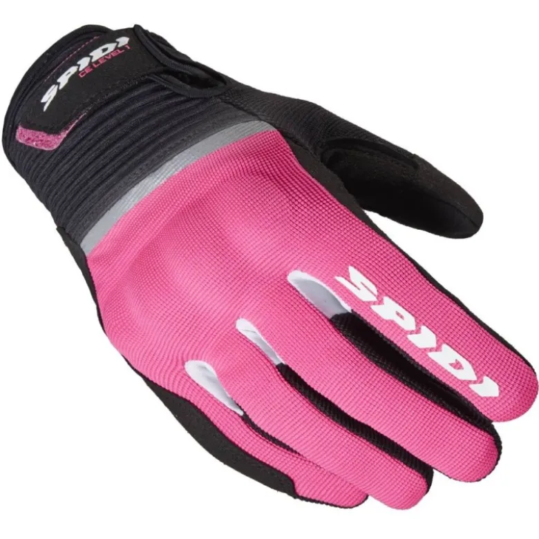 Guanti Donna In Tessuto Flash CE Lady Nero Fucsia