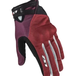 Guanti Donna In Tessuto Ls2 Dart 2 Grigio Rosso
