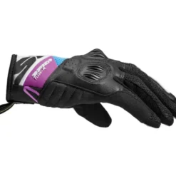 Guanti Donna In Tessuto Spidi Flash-R Evo Lady Nero Fucsia