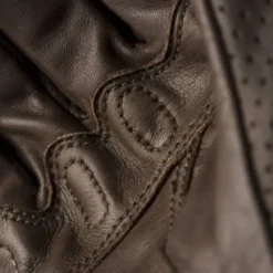 Guanti In Pelle Blauer Combo Marrone